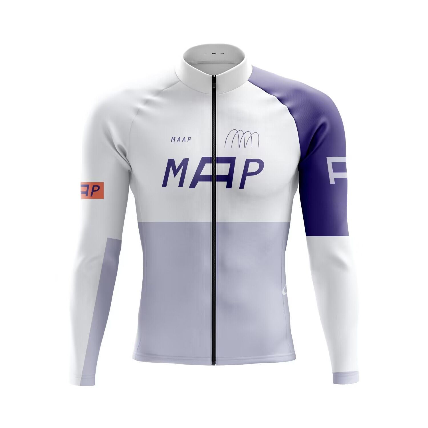 Maap Autum Cycling Clothing Men's Long-Sleeved Tops Cycling Sports Clothing Road Bike Outdoor Breathable Quick-Drying Shirt