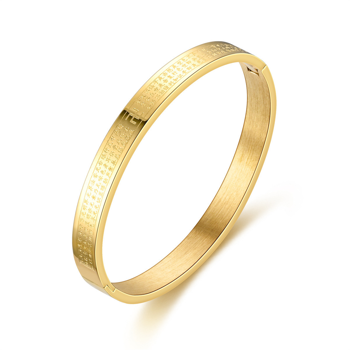 2023 Venta caliente diez mil palabras Corazón Sutra doce Zodiaco Guardián pulsera no desvanecimiento de acero inoxidable hebilla pulsera image 4
