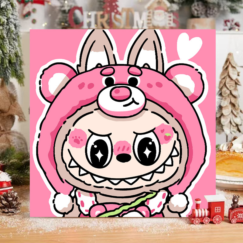 サンリオデジタル油絵 diy 手描きカラーリングクロミメロディー漫画かわいい装飾画メーカー卸売|undefined