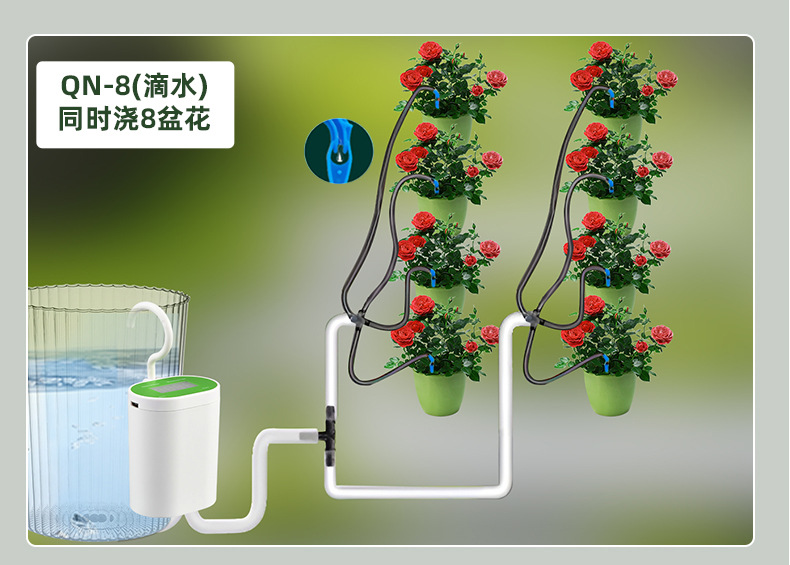 跨境花园自动浇花器智能浇花机灌溉工具滴灌套装洒水懒人浇花神器-阿里巴巴