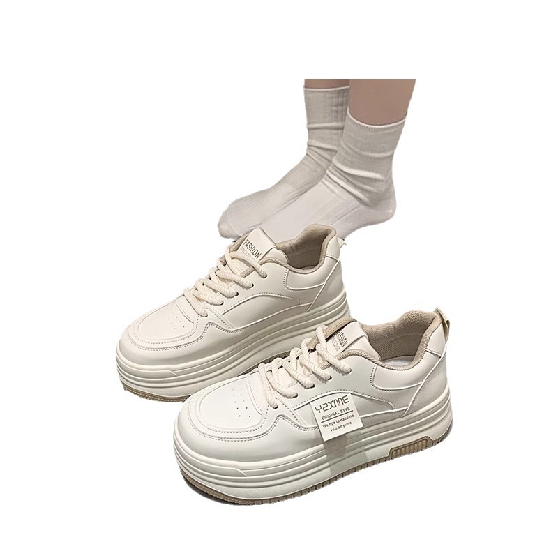 Platform Sneakers For Women Thick Sole Casual Shoes Spring Autumn_voghion.com