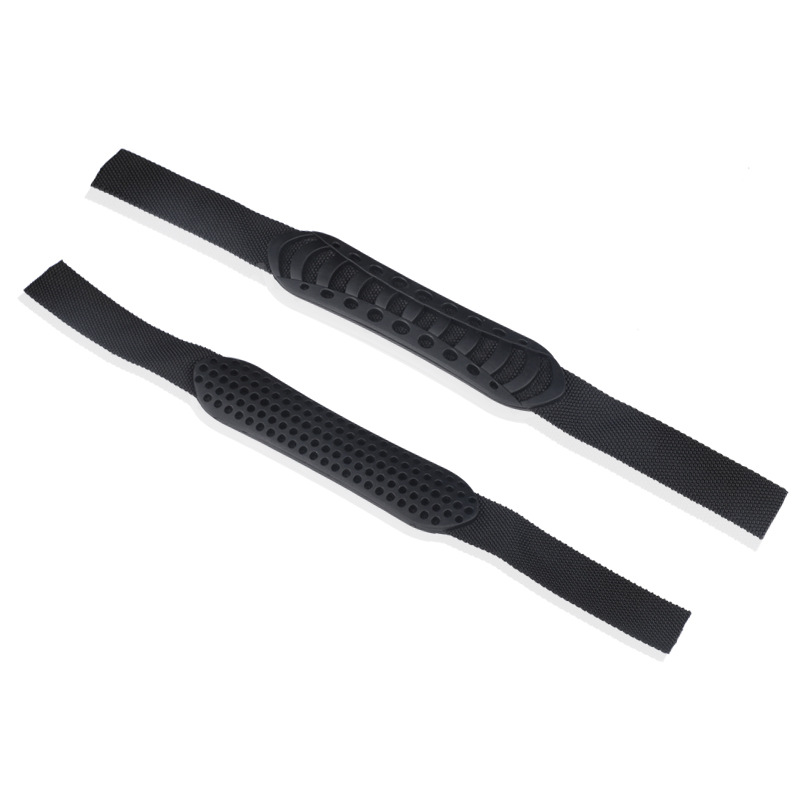Fabricantes de suministro de collar para mascotas de plástico PVC de goma suave mango de la cinta de plástico negro hueco maleta mango image 6