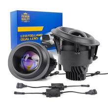 适用丰田诺亚威驰荣放陆地巡洋舰福途纳阿瓦隆3寸LED雾灯透镜前灯