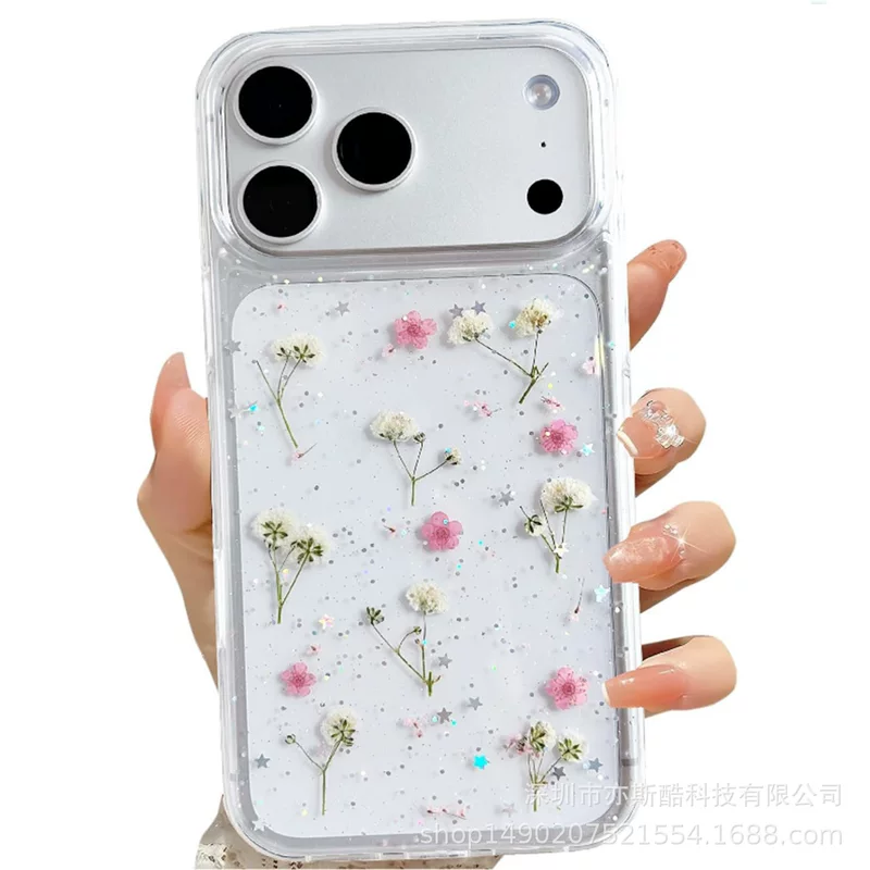 Apple, совместимый кожух/чехол для телефона, защитный чехол, iPhone 14, цветочный, iphone, 16promax