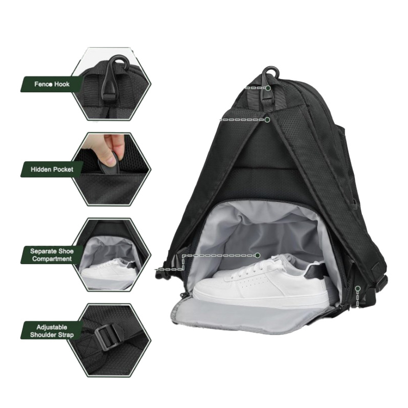 Bolsa de tenis, bolsa de pelota de alto valor facial, bolsa de bádminton, bolsa de pelota portátil de gran capacidad. image 3