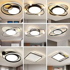 臥室燈網紅吸頂燈北歐創意水晶led燈簡約現代溫馨浪漫滿天星燈具