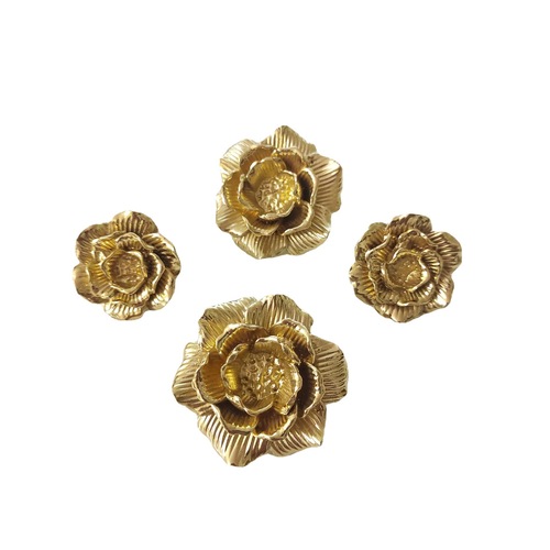 Brass rose drawer cabinet door cabinet wardrobe wine cabinet shoe cabinet bookcase TV cabinet handle