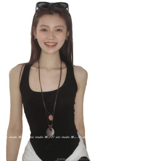 Sweet Simple Pull Bow Necklace Women's Korean Niche Design Long Accessories All-match 2025 Spring/Summer New Style