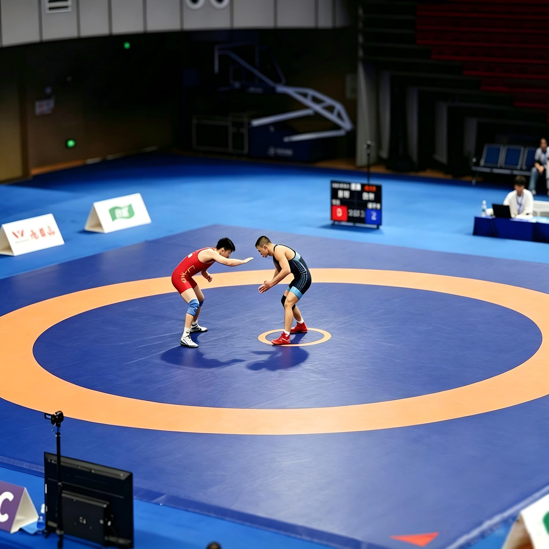 Custom wrestling mat, competition cover, professional XPE roll mat, martial arts, taekwondo, combat, jujutsu, judo mat
