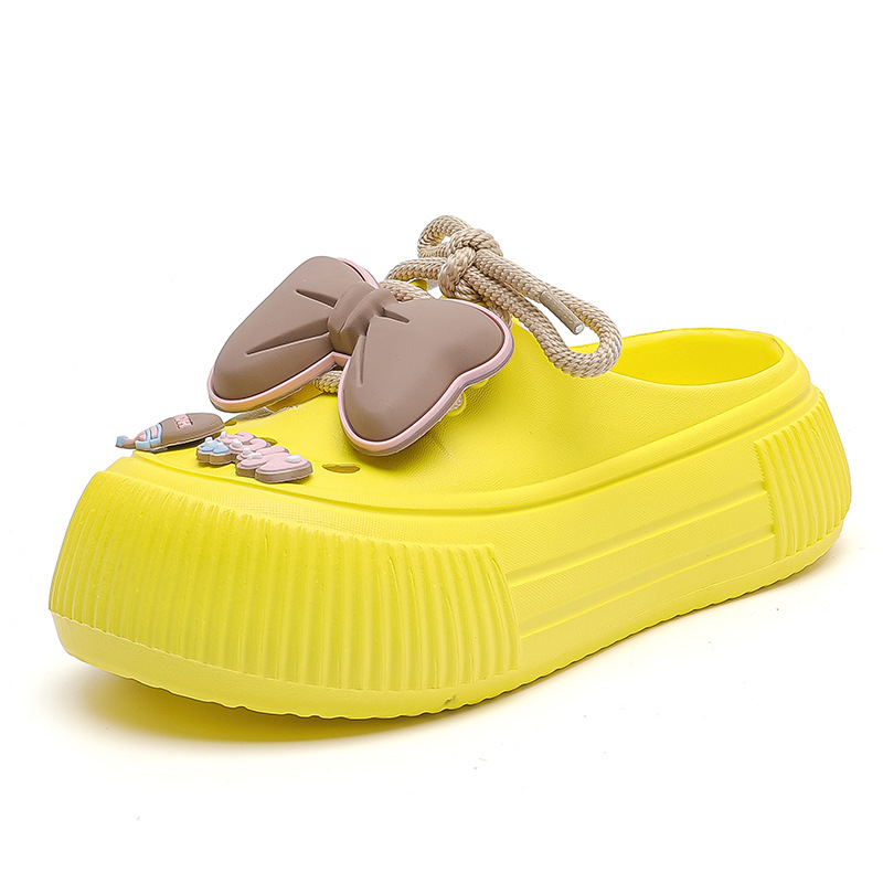 나비넥타이 슬리퍼-옐로우 [크로스보더백]