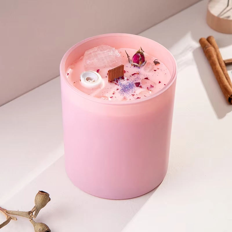 Fragancia transfronteriza cristal rosa rosa cera de cera de aroma festiva atmósfera romántica cera de estilo doméstica