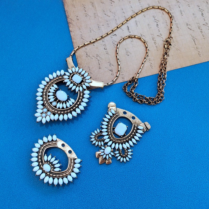 Ethnic Style Geometric Adjustable Pendant Sweater Chain Necklace Wholesale Jewelry Nihaojewelry display picture 1