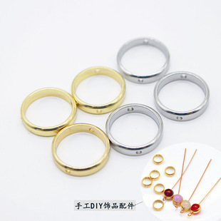 6mm/8mm/10mm���P䓰���Ȧ 18K������Ȧ�p�׶�λ��Ȧ diy�������