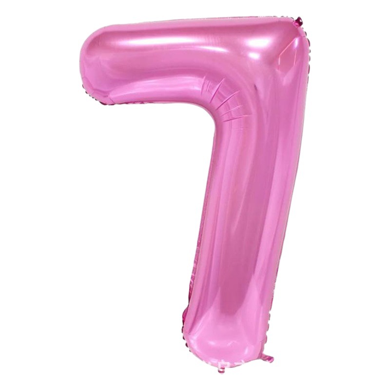 Globo digital de aluminio para cumpleaños, decoración de fiestas, globo de 40 pulgadas, rosa, de aluminio, para decoración de escenarios