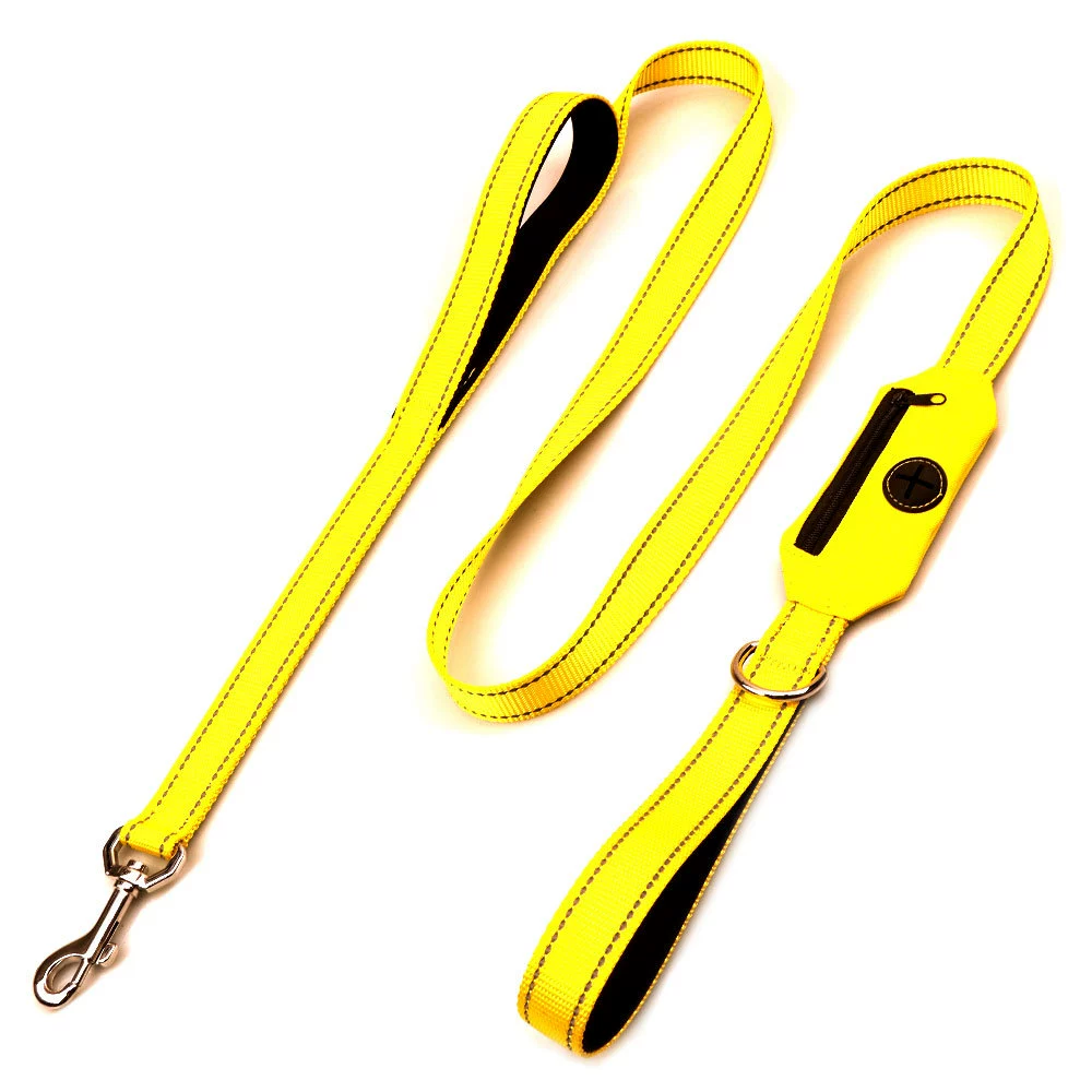 Собачий поводок (HABETLI) двуслойный Reflective нейлон, ширина 2.5 см, длина 150 см или 180 см