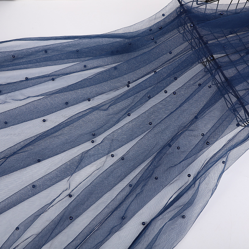 15 # 네이비 진주 네이비 원사