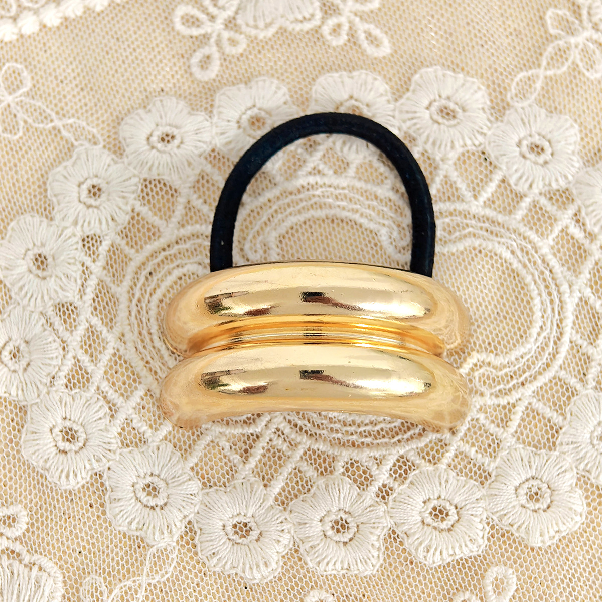 Women's Gender Plating Design Women's Modern Style Classic Style Round Heart Shape Knot Alloy Plating Hair Tie