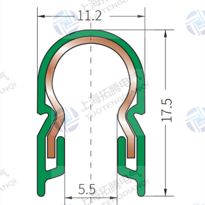 HXPnR-C单极组合式M16 C15 U12滑触线导线耐压单回路耐磨导电轨