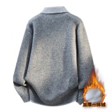 2026年秋季圆领宽松型青少年运动针织衫长袖厚款透气罗纹底摆，男装针织衫/毛衣，星座614