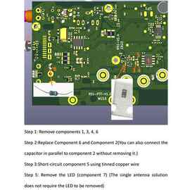 1套 颜色：图片色 材质：PCB+元器件 SI4732-PLUS对讲机改装模块