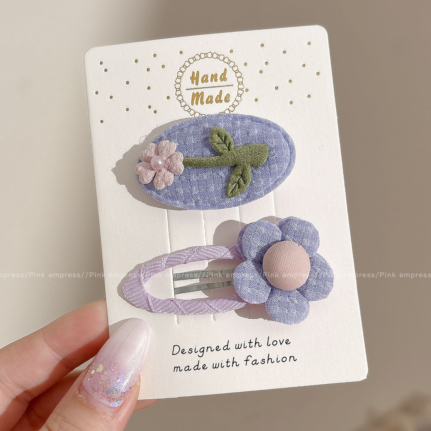 1# purple pair/4.3cm-6cm