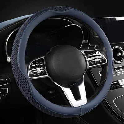 Sales from the Manufacturer, Dropshipping, Steering wheel cover - blue-38cm