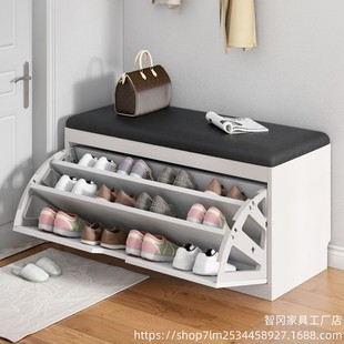 Wholesale Household Entry Shoe Changing Stool, Shoe Wearing Stool, Soft Cushion Storage Stool, Shoe Cabinet, Shoe Rack, Fitting Room Stool, Shoe Fitting