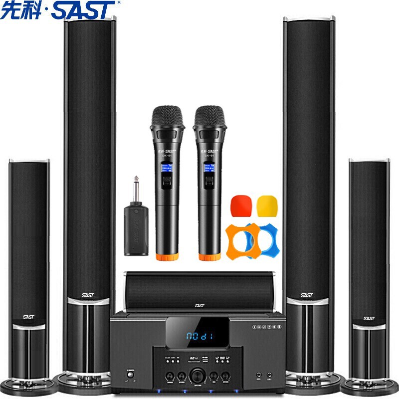 Sast A16 Set Home Theater 5.1 Set Tv Wall-Mounted Audio Home Karaoke Sound Sast A16 Set Home Theater 5.1 Set Tv Wall-Mounted Audio Home Karaoke Sound