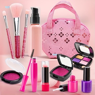 Kids Makeup Set Pretend Play for Girls 12Pcs Pretend Dress up Game