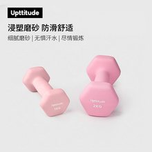 Upttitude六角哑铃女士健身家用减肥小哑铃运动器材一对瘦手臂铁