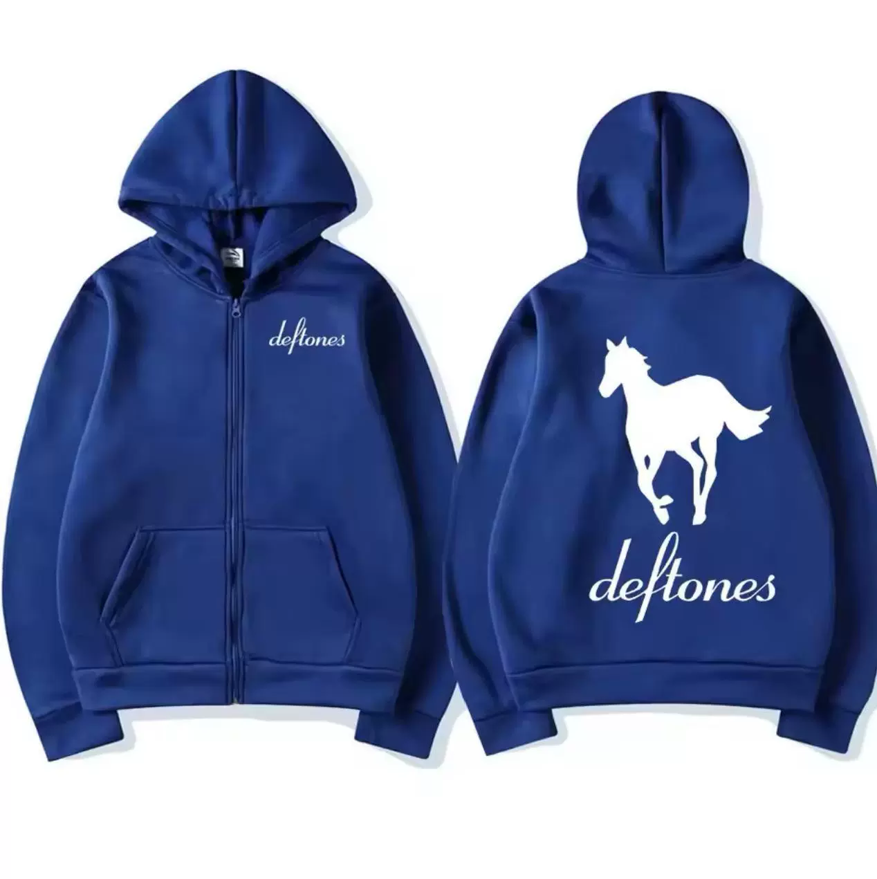 Толстовка (DEFTONES) на молнии, унисекс, цвета разные, размеры S–XXXL
