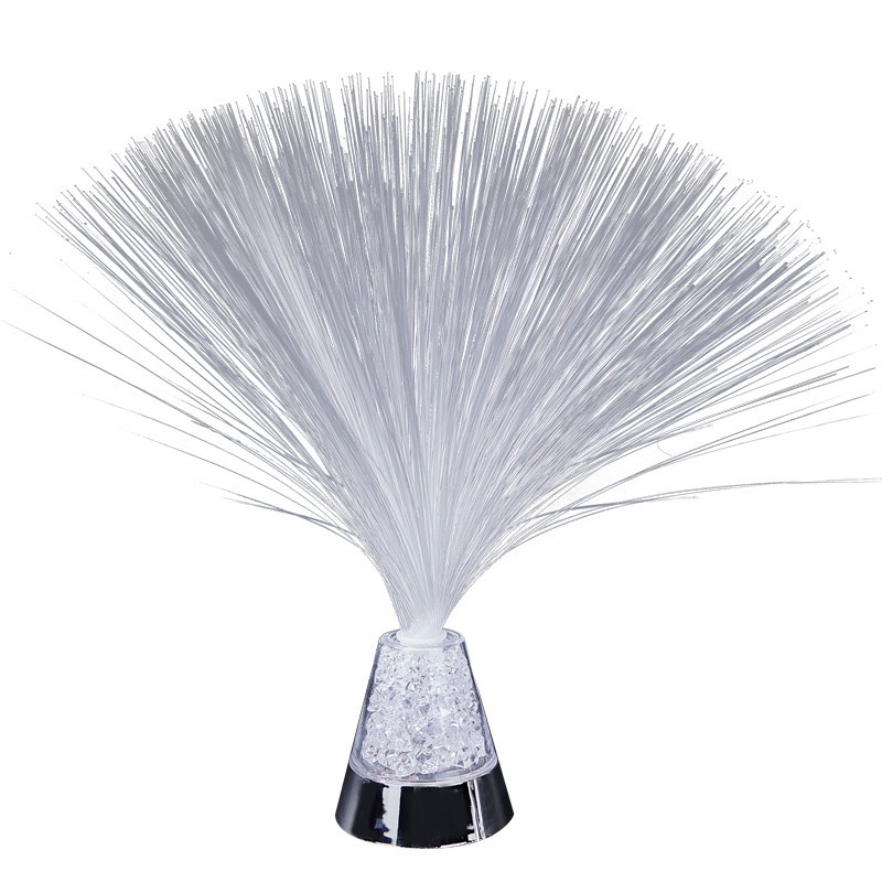 LED estrellado luz de la noche de fibra óptica luz colorida de vacaciones dormitorio habitación estrella luz ambiente cristal flash color Luz