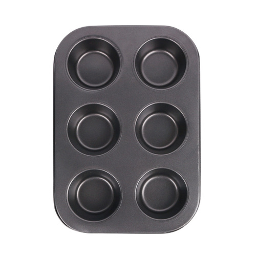 Baking tools Home 6-piece cupcake mold Non-stick coating small cupcake pan