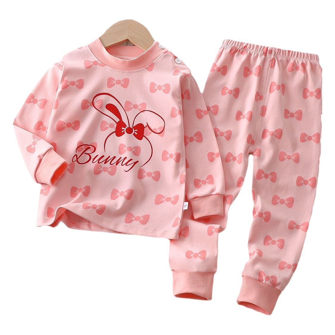 Conjunto de ropa interior de algodón para niños, calzoncillos largos de otoño para niños, ropa de algodón para bebés, estampado de dibujos animados para niños