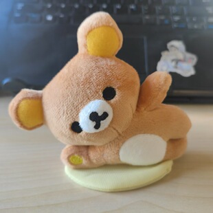 New magnetic suction easy bear cute lying posture brown bear brother bear refrigerator bear gift girl cartoon plush toy