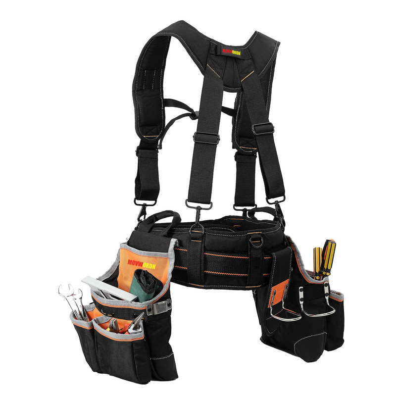 Cross-Border Direct Supply of Orange Heavy-Duty Tool Sling Combination Set, Large-Capacity Wear-Resistant Tool Waist Bag with Adjustable Straps Cross-Border Direct Supply of Orange Heavy-Duty Tool Sling Combination Set, Large-Capacity Wear-Resistant Tool Waist Bag with Adjustable Straps