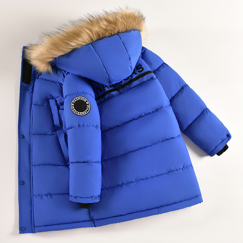 Ropa para niños, comercio exterior transfronterizo, ropa acolchada de algodón para niños, otoño e invierno 2025, nuevo estilo, ropa acolchada gruesa para niños, chaqueta abrigada para niños