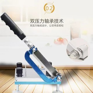 厂家批发家用阿胶切片机切年糕不锈钢切片工具商用人参药材切割