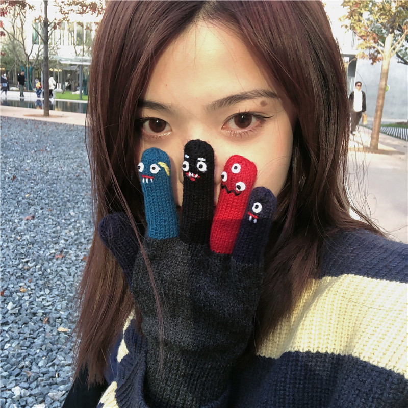 Unisex Cute Solid Color Gloves 1 Pair display picture 2