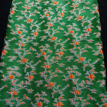 肌理感提花 绉感植物花卉色织提花面料 金属丝时装面料 工厂现做