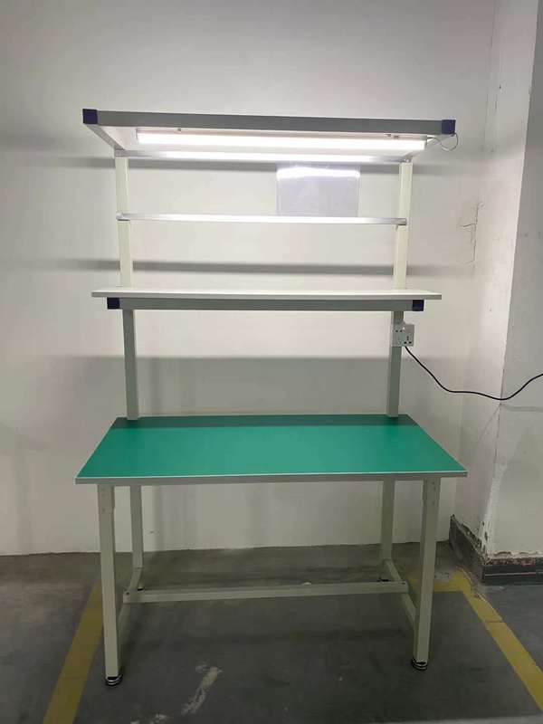 帯電防止作業台梱包台工場衣類組立台帯電防止電子工場作業場二層梱包台|undefined