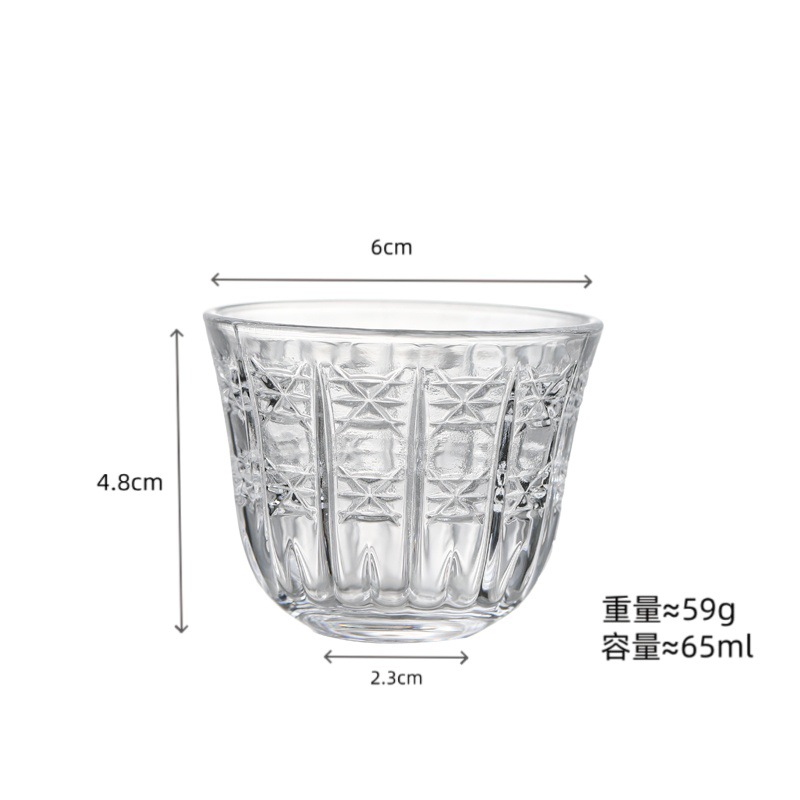 Conjunto de tazas de té de vidrio tazas de té de kung fu tazas de té de vidrio tazas pequeñas tazas de té mini transparentes tazas de té resistentes al calor
