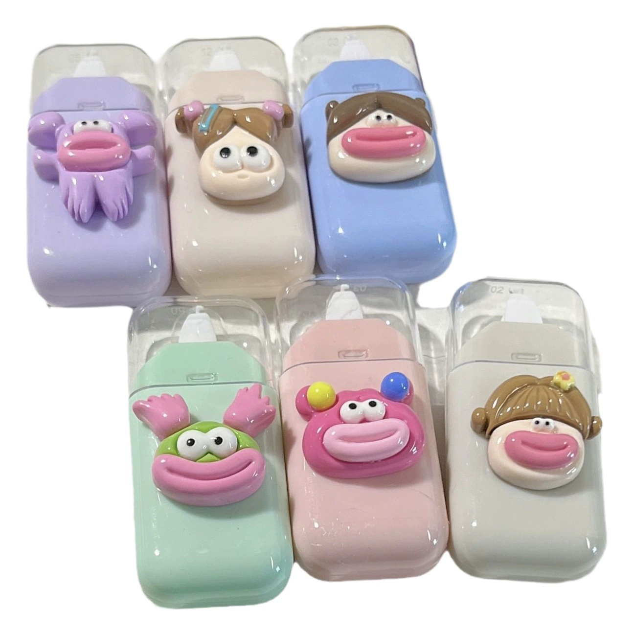 Уродливая милая серия Корректирующая лента Бивер школьные принадлежности Macaron ins Style Красивая мультяшная Корректирующая лента Удобная