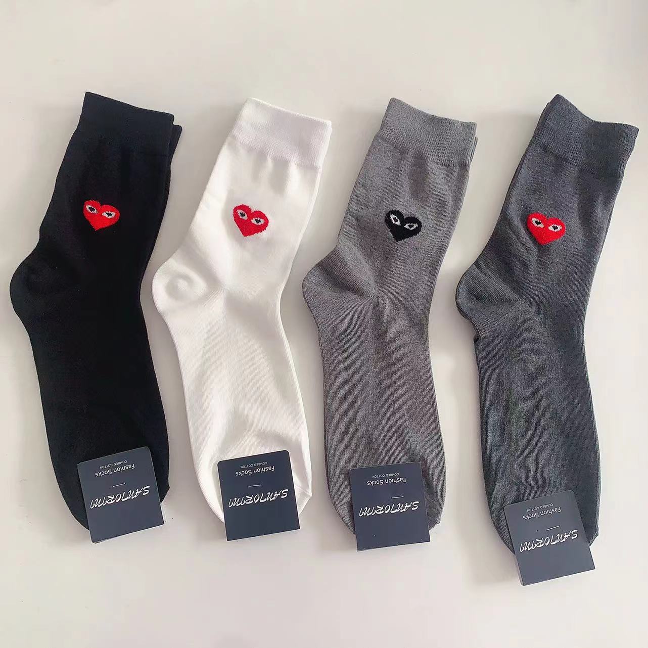 爱心袜子男韩国东大门秋冬男袜商务休闲西装搭配棉袜男士中筒袜