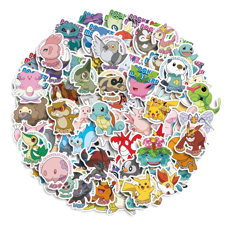 100 unidades magia digital bebé diario pegatinas lindo de la historieta elfo expresión teléfono móvil Shell papelería Taza agua