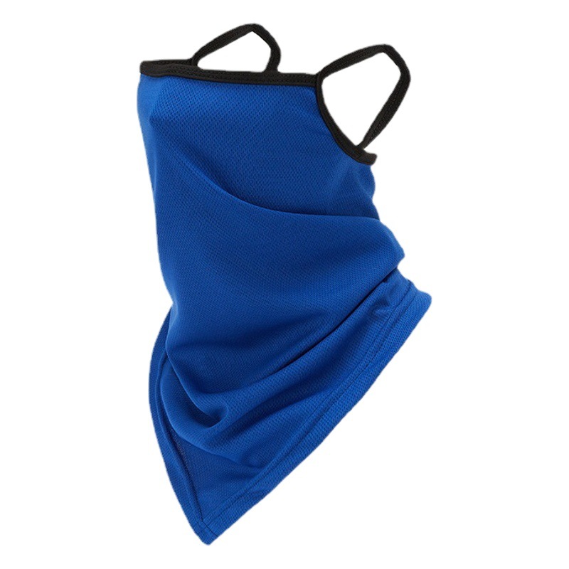 Outdoor Cycling Mesh Insect-Proof Mask, Triangle Scarf, Breathable Sunshade, Windproof Neck Protection, Uv Protection