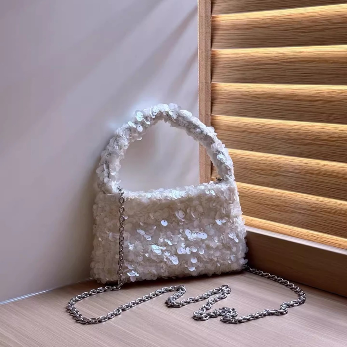 Bling Handbag For Women, Fashionable High-end, Sequin Evening Versatile Chain Shoulder And Crossbody Bag, Cross-border_voghion.com