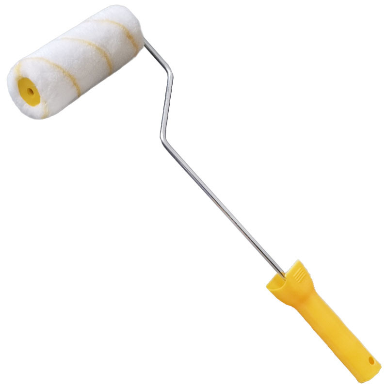 Cepillo de rodillo de pintura de poliéster de 6 pulgadas Cabello fino Cabello medio Pulgar Mango alargo Huade Haojia Decoración de pared