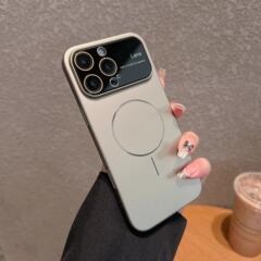 适用iPhone17promax手机壳新款大视窗16肤感哑光14高级感15pm磁吸