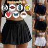 Cross border Amazon Europe and America Foreign trade Women's wear printing skirt Paige sexy leisure time Pleated skirt